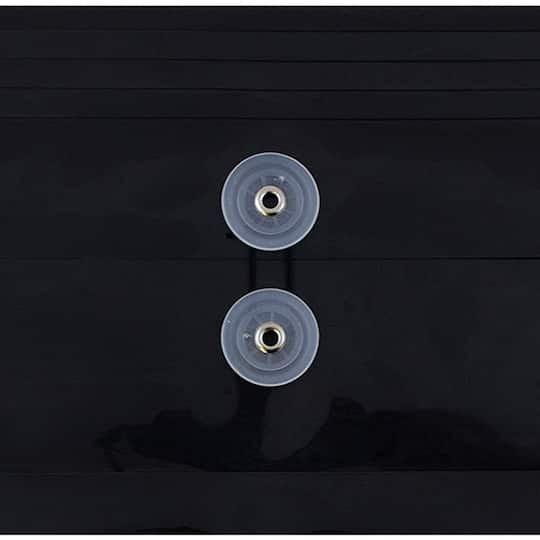 JAM Paper 5.25" x 10" Plastic #10 Business Envelope with Button and String Tie Closure